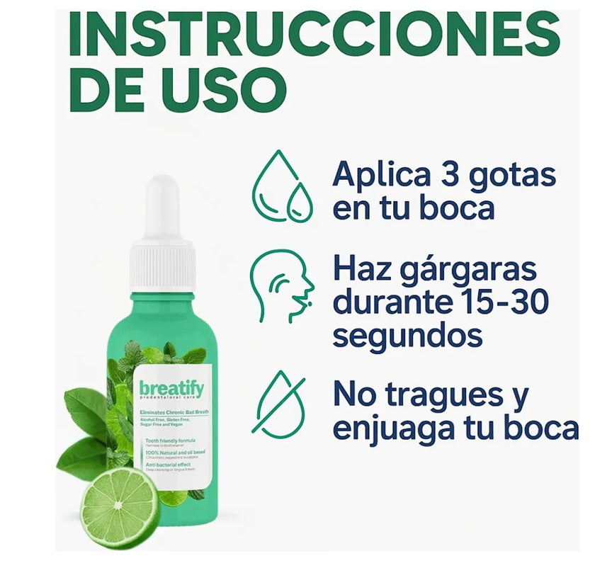 Breatify® - Combate el mal aliento de manera natural🌿
