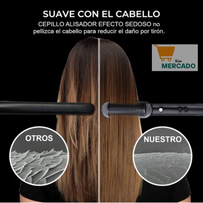 Cepillo Alisador 3 en 1