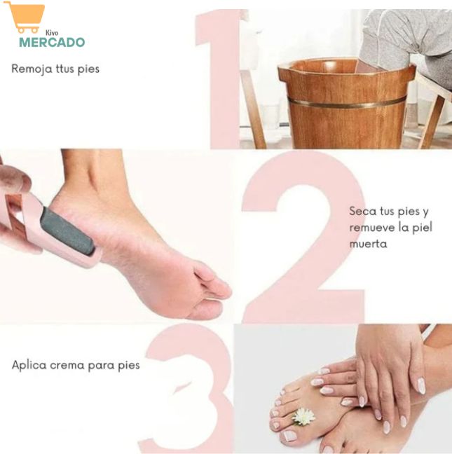 👣Lima Eléctrica para Pies – Cuidado fácil, rápido y visible👣