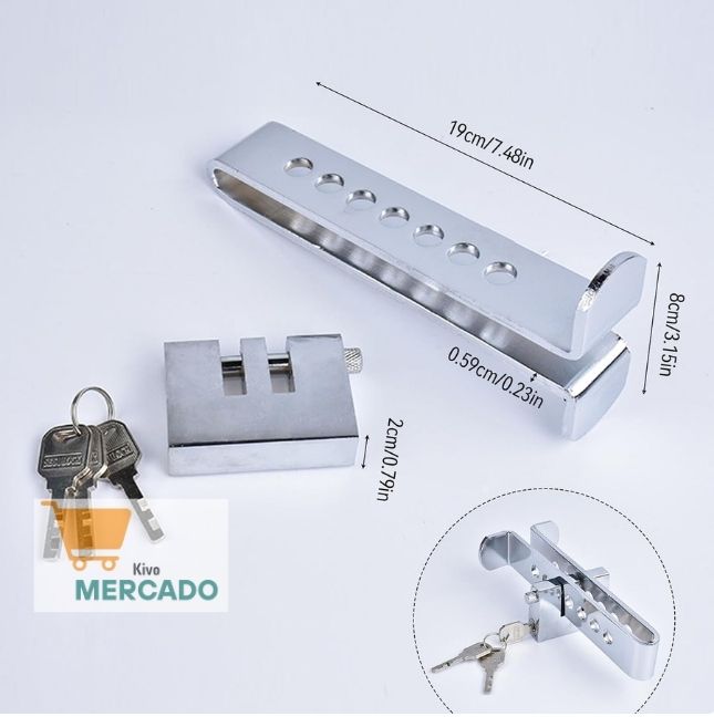➡️Traba de Pedal Antirrobo Universal para Auto🚗
