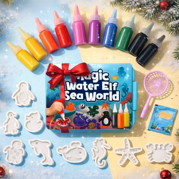 Magic Gel Kids - Kit Mágico Moldes y Pintura para Niños