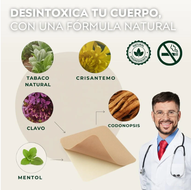 Parches Anti Tabaco - Pack 30 Unidades