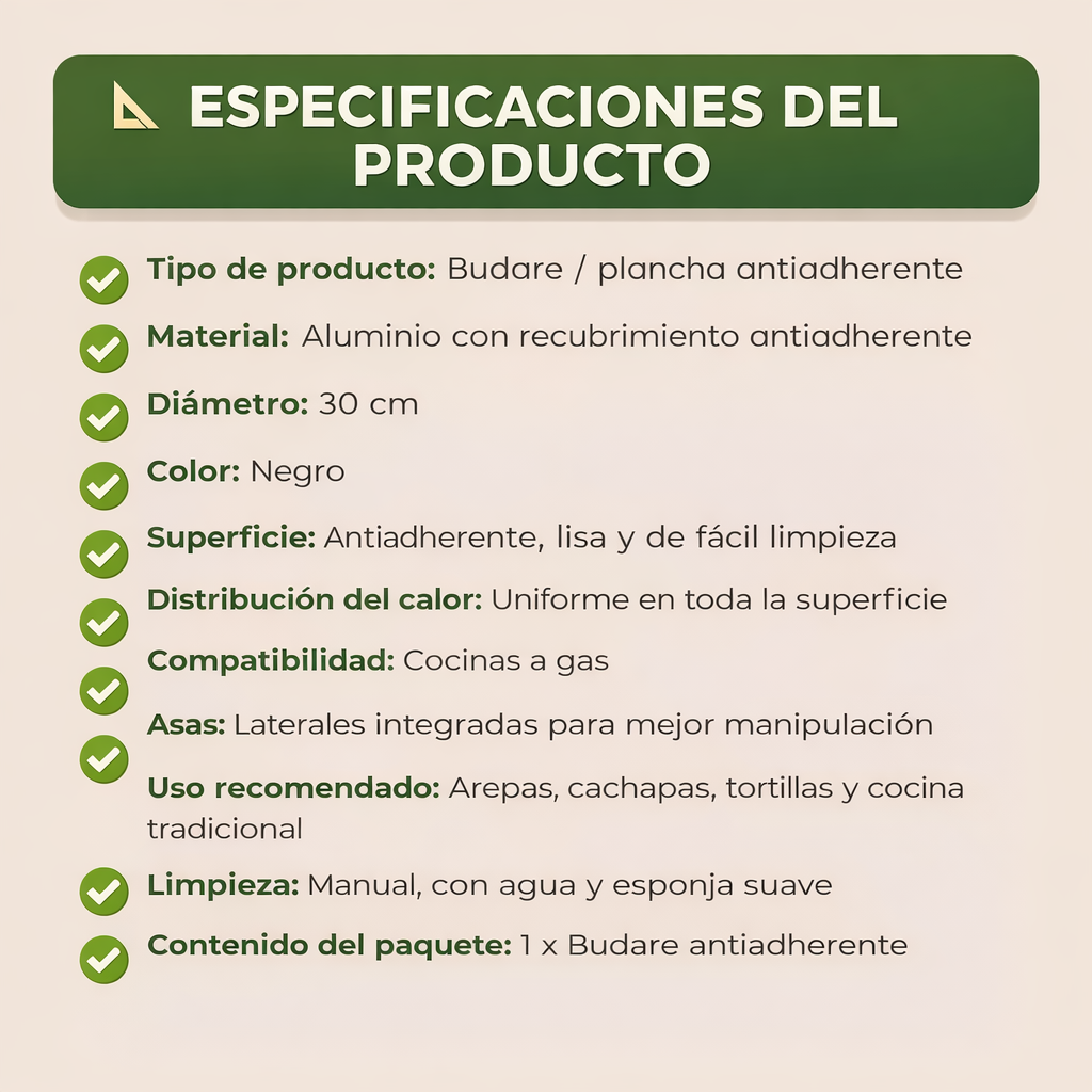 Disco Antiadherente Premium 32cm – Cocina sano, rico y sin aceite