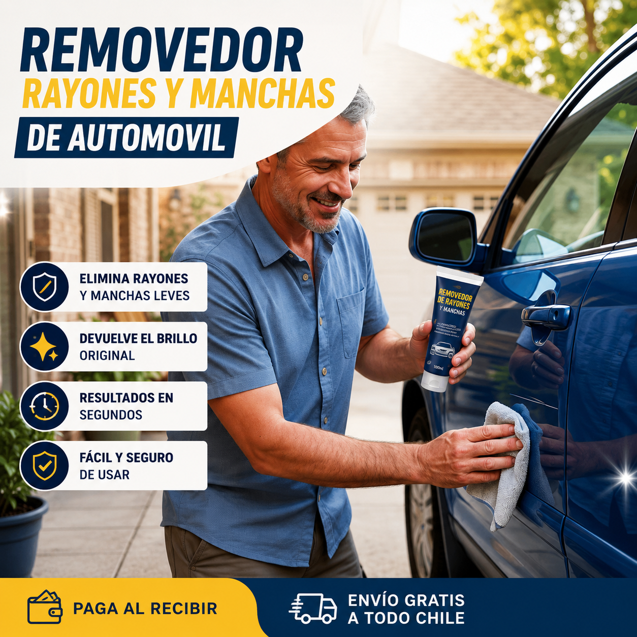 Removedor Rayones y Manchas de Automovil