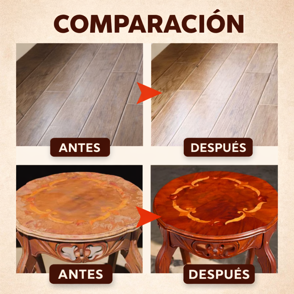 MaderaLux™ - Cera renovadora de todo tipo de madera