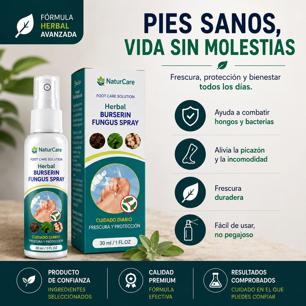FootCare Pro™ | Spray para Pies y Uñas (30 ml)