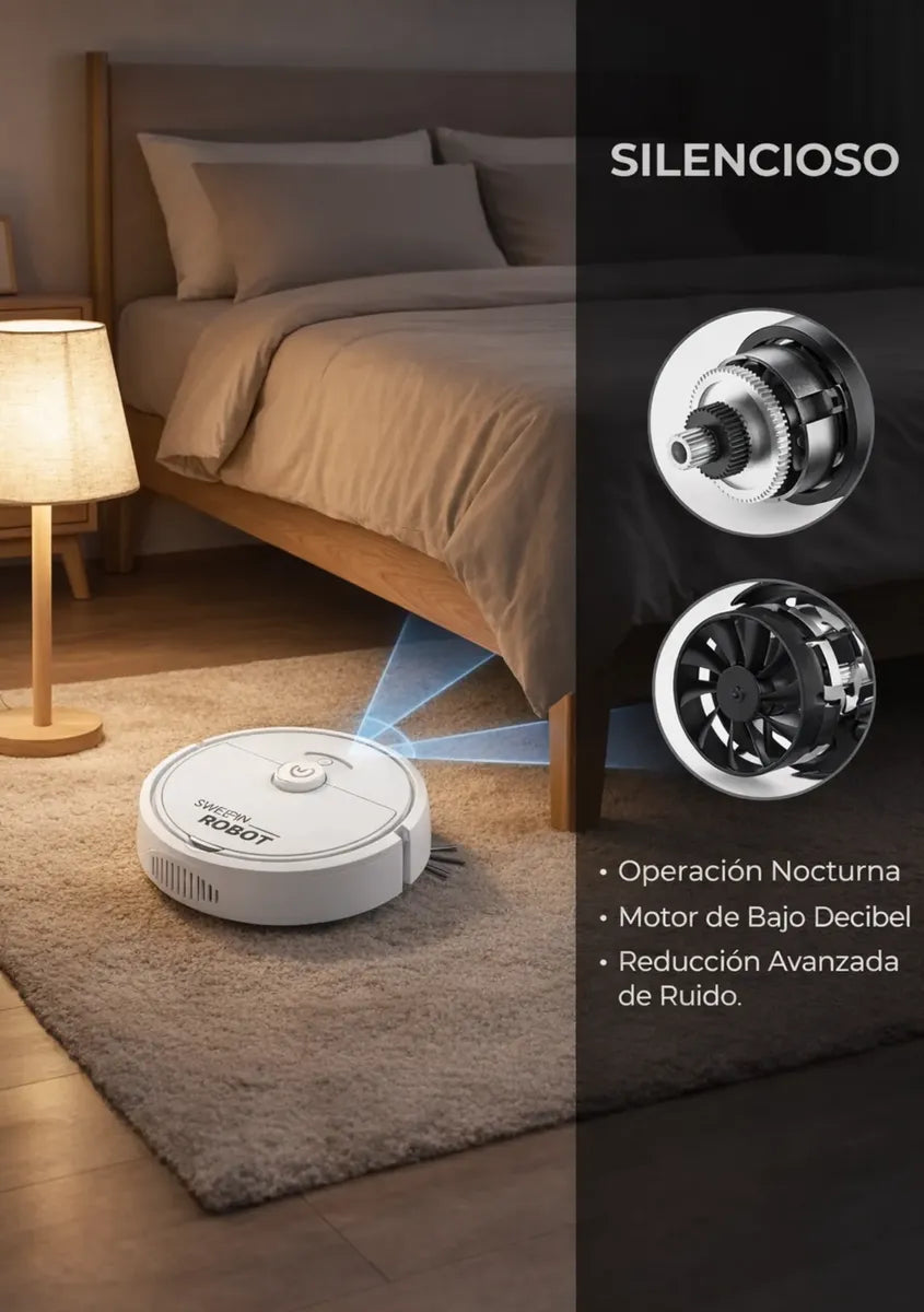 SmartClean - Aspiradora robot inteligente 3 en 1