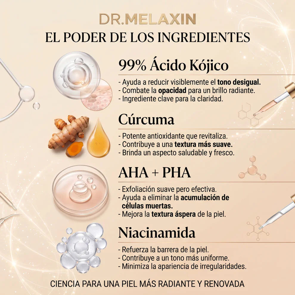 DR MELAXIN™ - Piel más luminosa y uniforme desde la primera aplicación