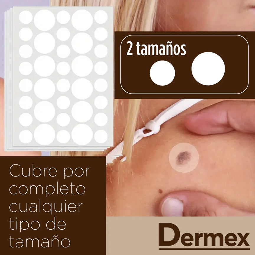 DERMEX™ - Parche para eliminar Lunares y Verrugas Fácil, Rápido y Sin Dolor Desde Casa (144 unidades )