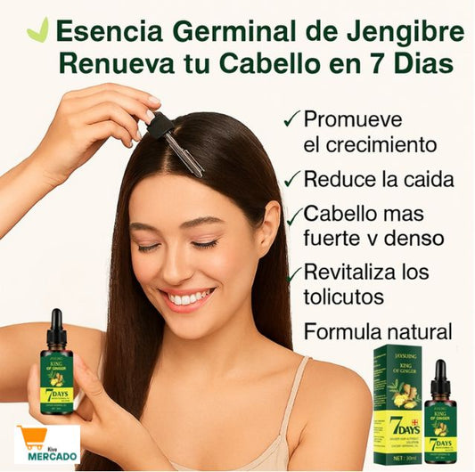 7 Days- Tónico Jengibre para Cabello💆‍♀️✨🪮☝️