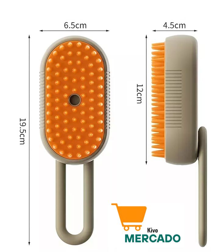 Cepillo de vapor 3 en 1 para Perros y Gatos