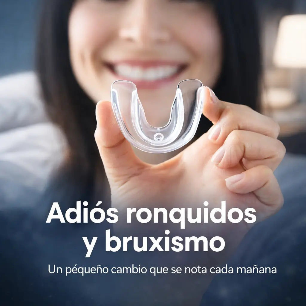 Placa Anti Ronquidos y Bruxismo - Solución Completa para el Sueño💤