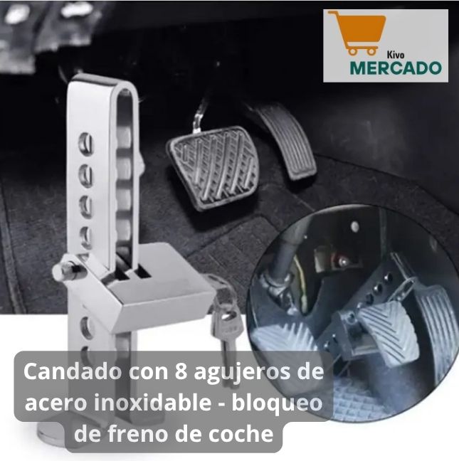➡️Traba de Pedal Antirrobo Universal para Auto🚗