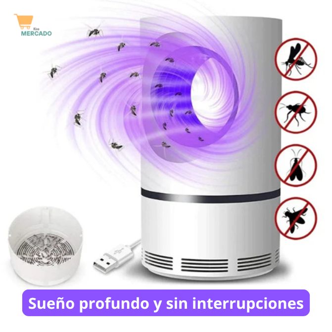 Lampara LED Atrapa Mosquitos USB