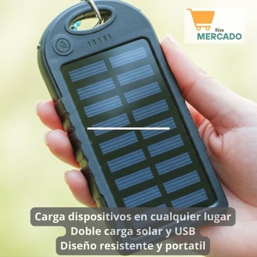🔋Cargador Solar Power Bank - Energía en todo momento🔋