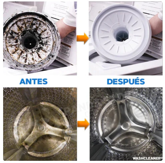 PACK 12 PASTILLAS LIMPIA LAVADORA - DEJA TU LAVADORA COMO NUEVA