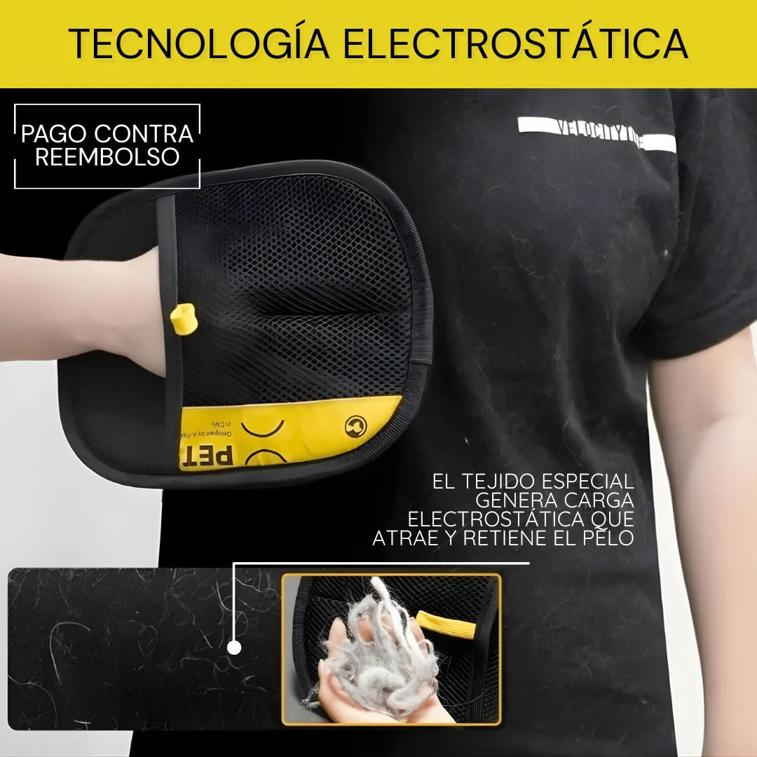 2X1 Guante Quita Pelos Electroestático
