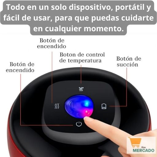 Masajeador Inteligente de Ventosa 4 en 1