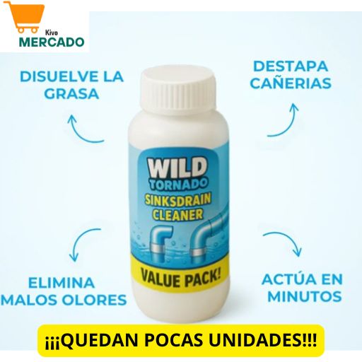 Destapador de cañerías y drenajes (Lleva 3 y paga 1)