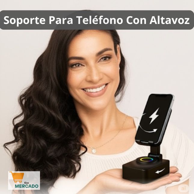📱🔊Soporte Para Teléfono Con Altavoz🔊📱