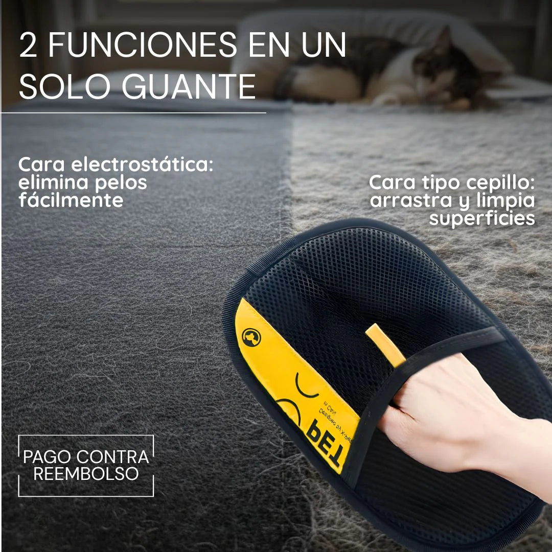 2X1 Guante Quita Pelos Electroestático