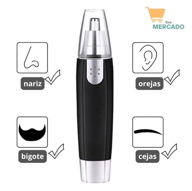 Rasuradora Eléctrica de Precisión para Nariz👃 y Orejas👂 - Elimina todos los Vellos que Sobresalen❌SIN DOLOR