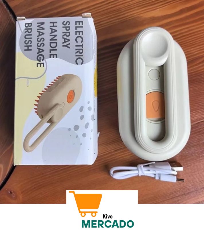 Cepillo de vapor 3 en 1 para Perros y Gatos