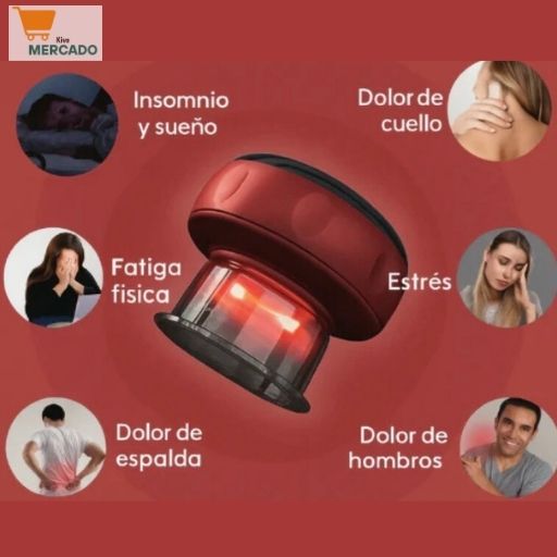 Masajeador Inteligente de Ventosa 4 en 1