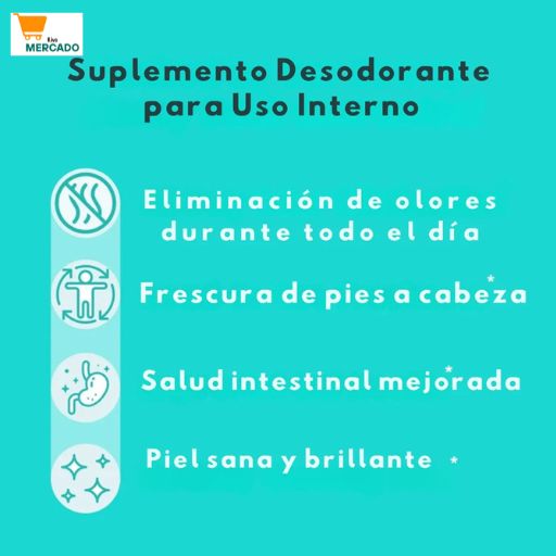 Deos - Desodorante Interno 30 cápsulas💊