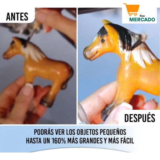 👓GAFAS LED CON AUMENTO DE 160%⚡✨