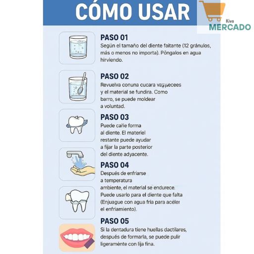 Instant Smile🦷✨ - Reparación Dientes Postizos Temporales 🦷✨