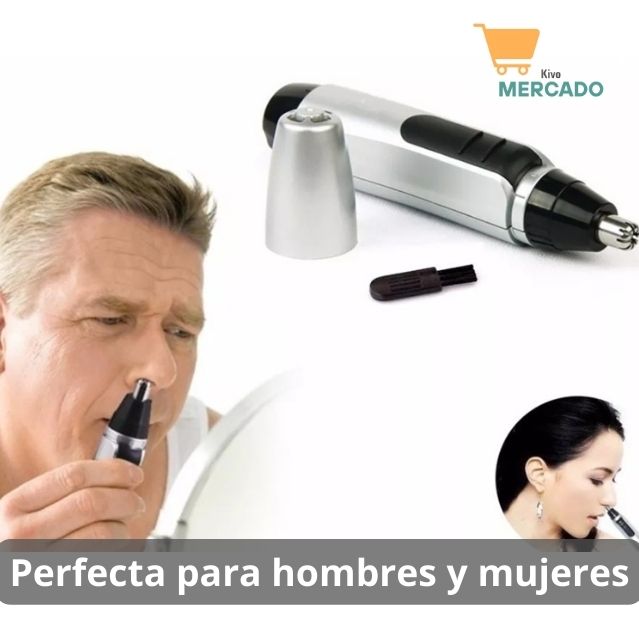 Rasuradora Eléctrica de Precisión para Nariz👃 y Orejas👂 - Elimina todos los Vellos que Sobresalen❌SIN DOLOR