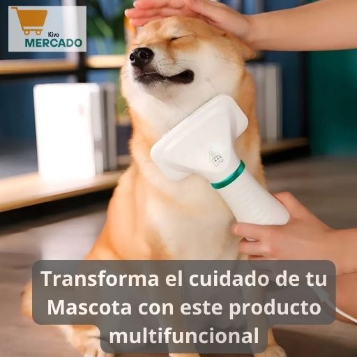 Cepillo Y Secador De Mascotas🐶🐱 2 En 1