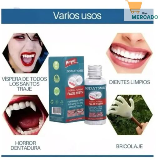 Instant Smile🦷✨ - Reparación Dientes Postizos Temporales 🦷✨