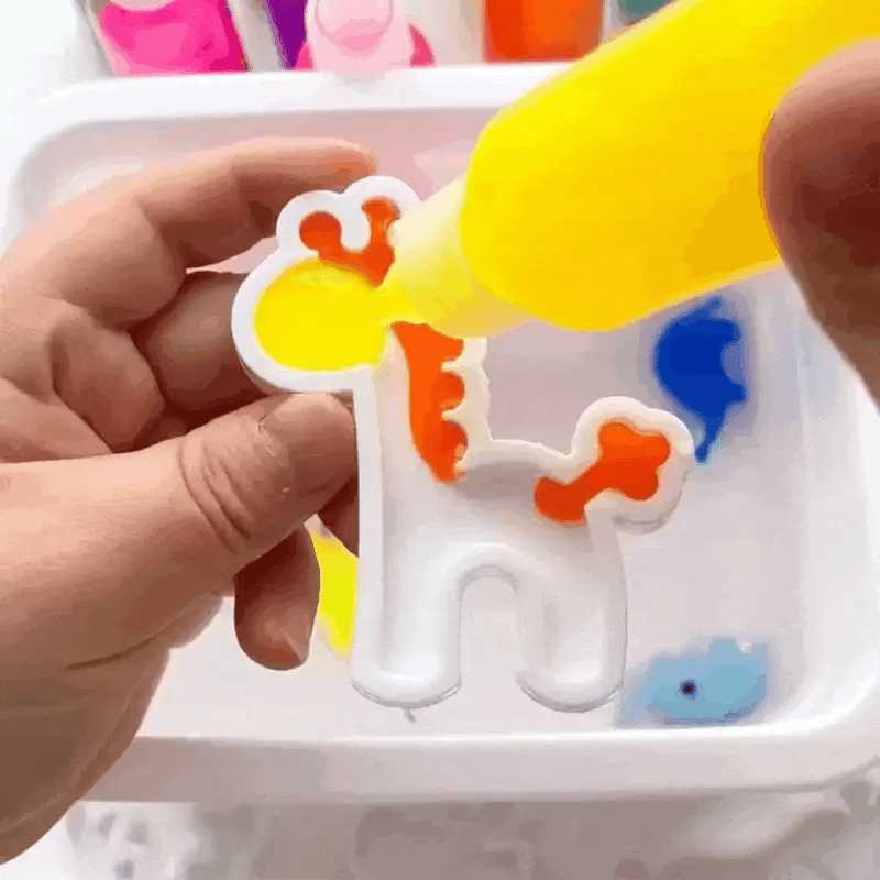 Magic Gel Kids - Kit Mágico Moldes y Pintura para Niños