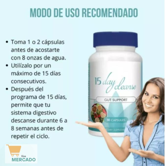 15 Días Cleanse - Limpiador intestinal en 15 días💊