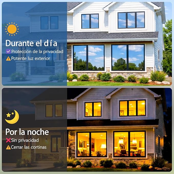 VINIL ANTI UV EFECTO ESPEJO - Tamaño 60 cm x 5 Metros