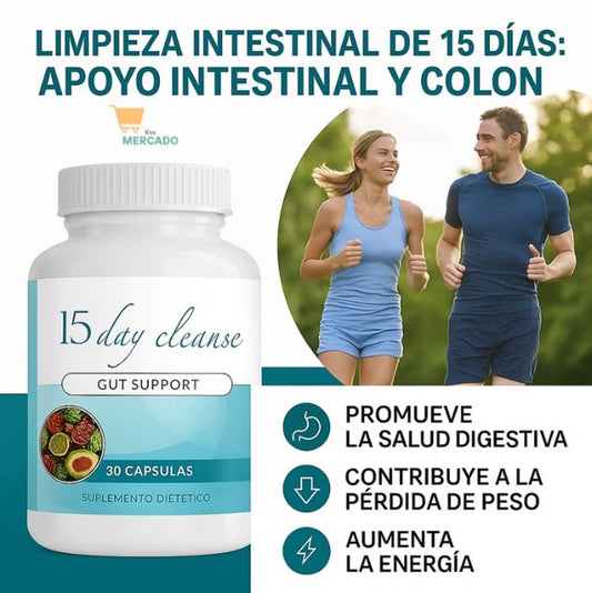 15 Días Cleanse - Limpiador intestinal en 15 días💊