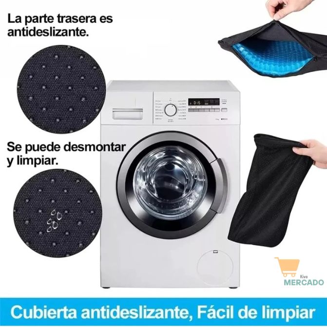 Cojín Terapéutico de Gel Flexible – Alivio inmediato – Siéntate cómodo durante horas