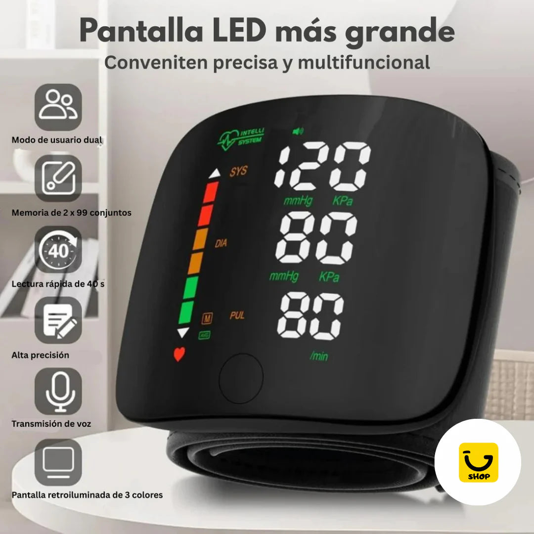 PressControl™ – Tensiómetro Digital con Voz que te ayuda a controlar tu presión desde la comodidad de tu hogar.