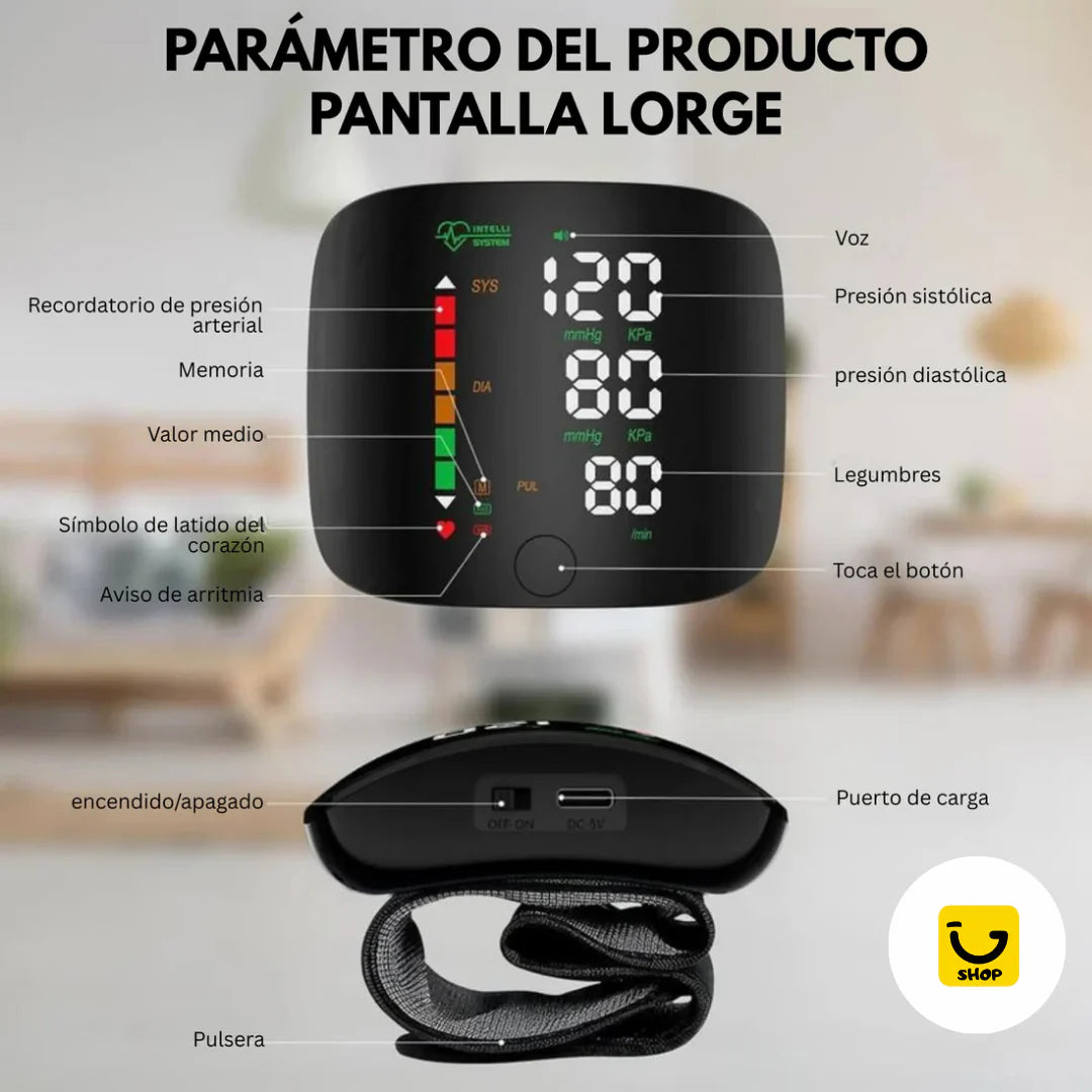 PressControl™ – Tensiómetro Digital con Voz que te ayuda a controlar tu presión desde la comodidad de tu hogar.