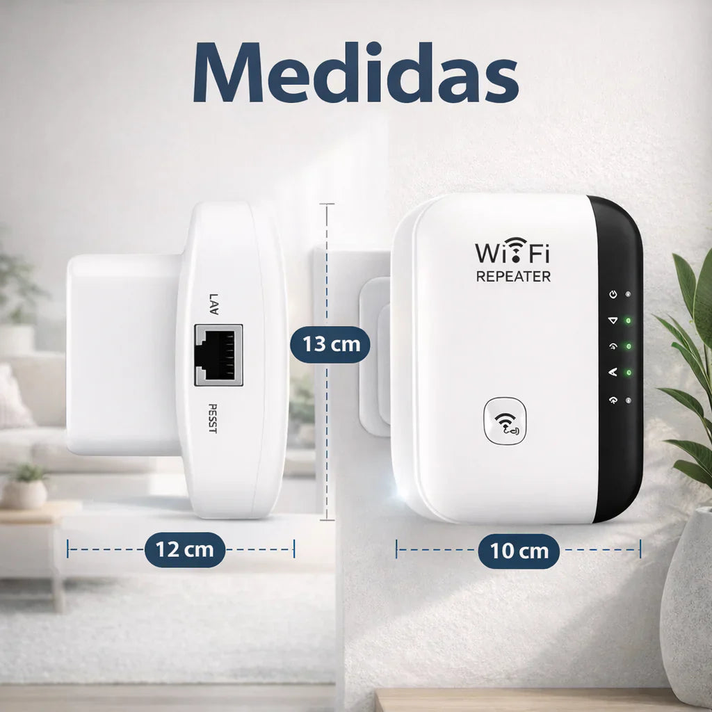 Amplificador WiFi Hogar - Amplía tu Cobertura y Disfruta Señal Estable en Toda la Casa