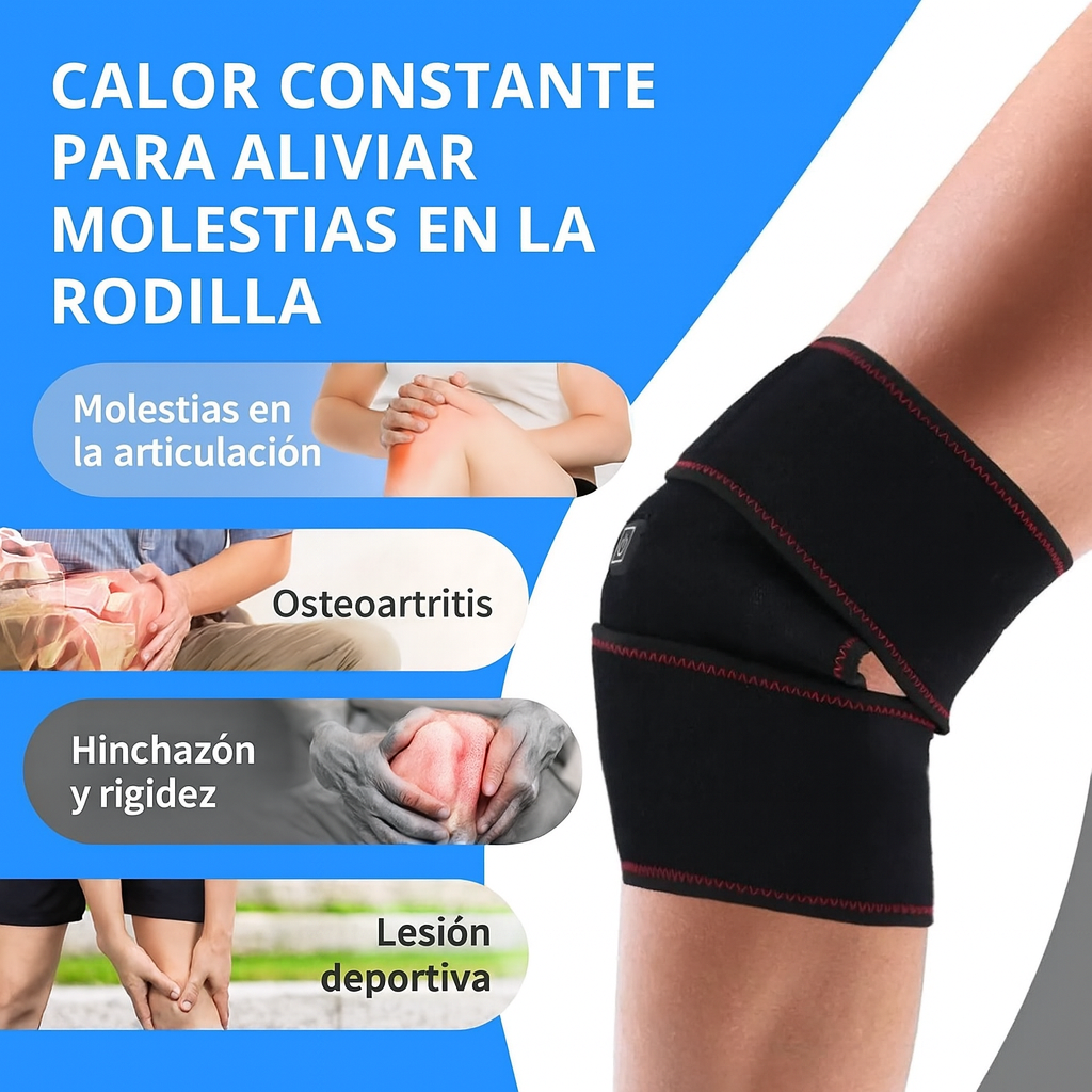 Rodillera Ortopédica Térmica -Terapia de Calor