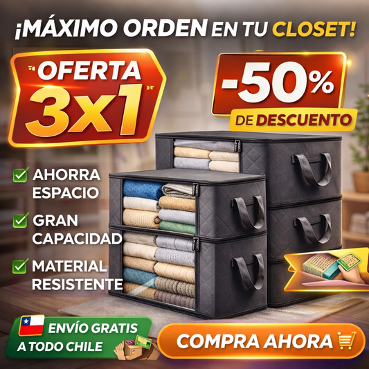 Caja Organizadora de Closet 3x1 — ¡Lo más vendido para ordenar tu hogar!