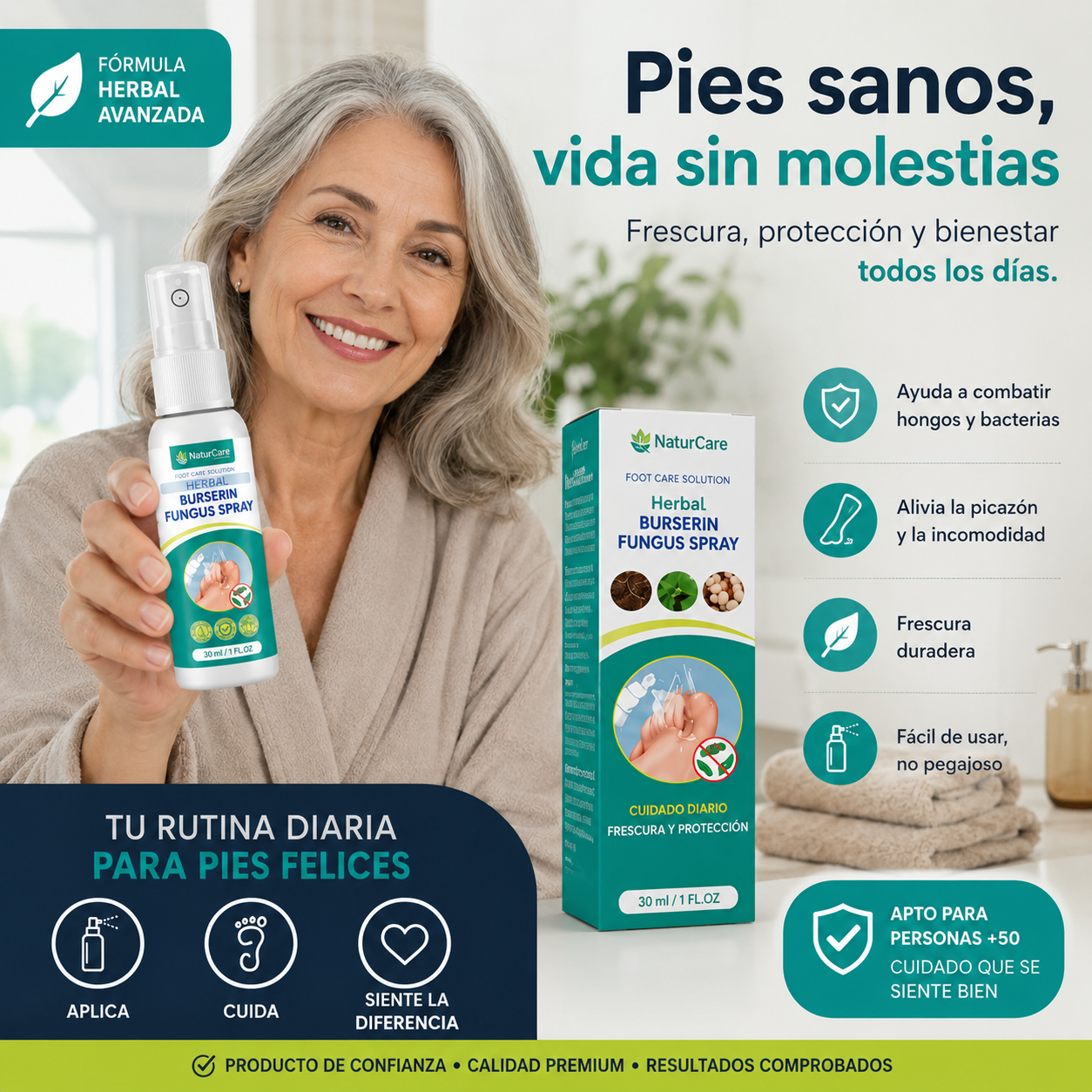 FootCare Pro™ | Spray para Pies y Uñas (30 ml)