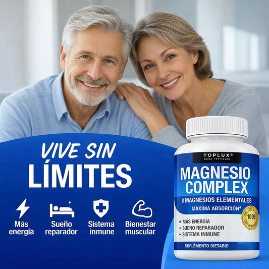Magnesio Suplemento 8 Elemental 1000 mg – Desinflamación real, mejor sueño, menos calambres y más energía
