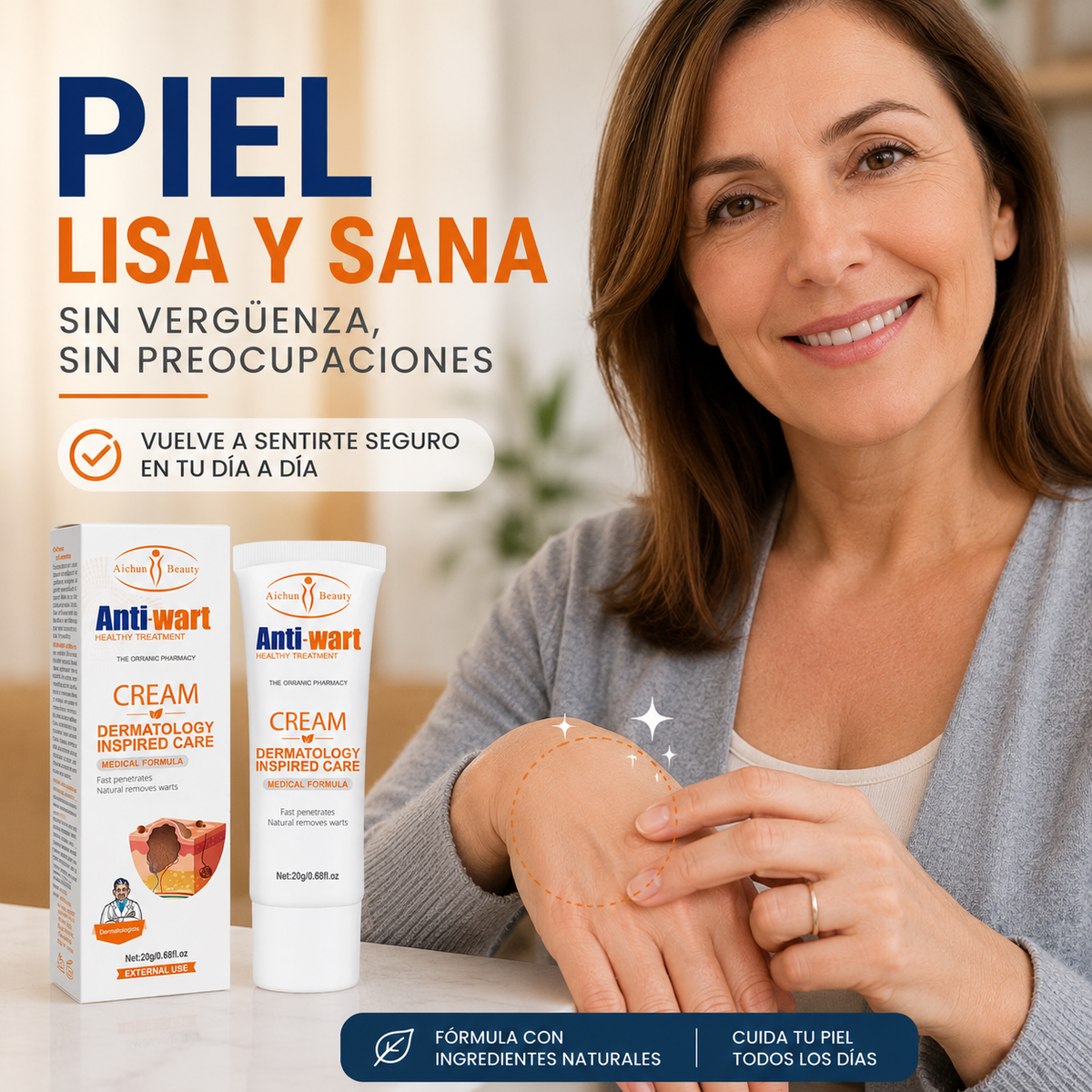 AntiWart™ - Elimina Verrugas y Lunares de forma Natural
