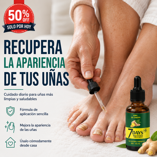 TRATAMIENTO ANTI HONGOS 100% NATURAL 7 DÍAS