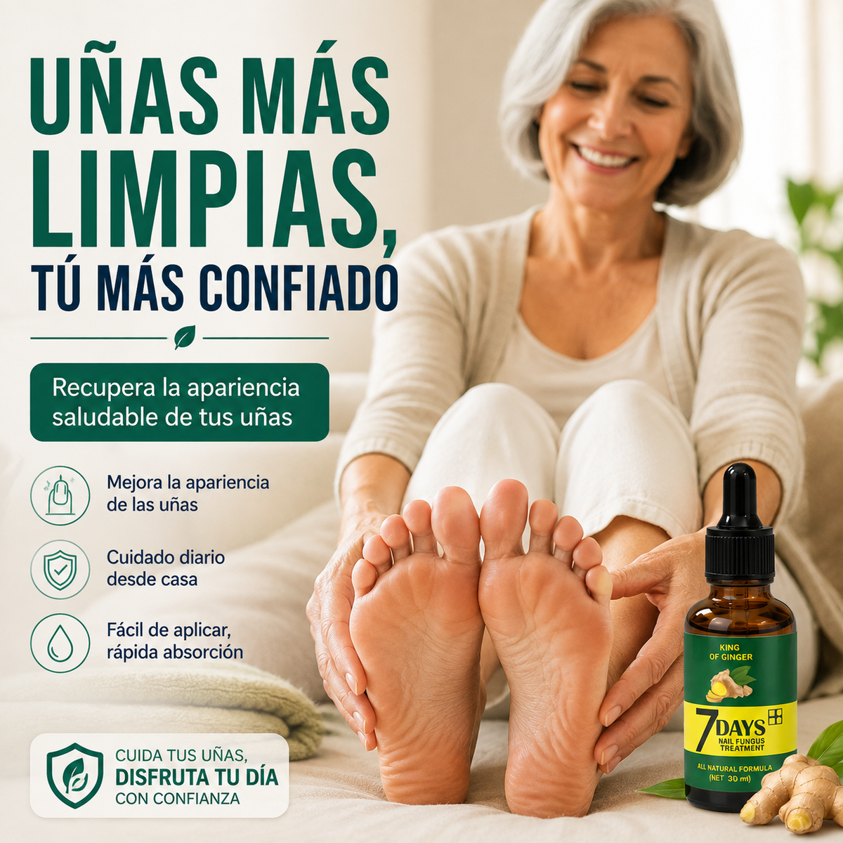 TRATAMIENTO ANTI HONGOS 100% NATURAL 7 DÍAS