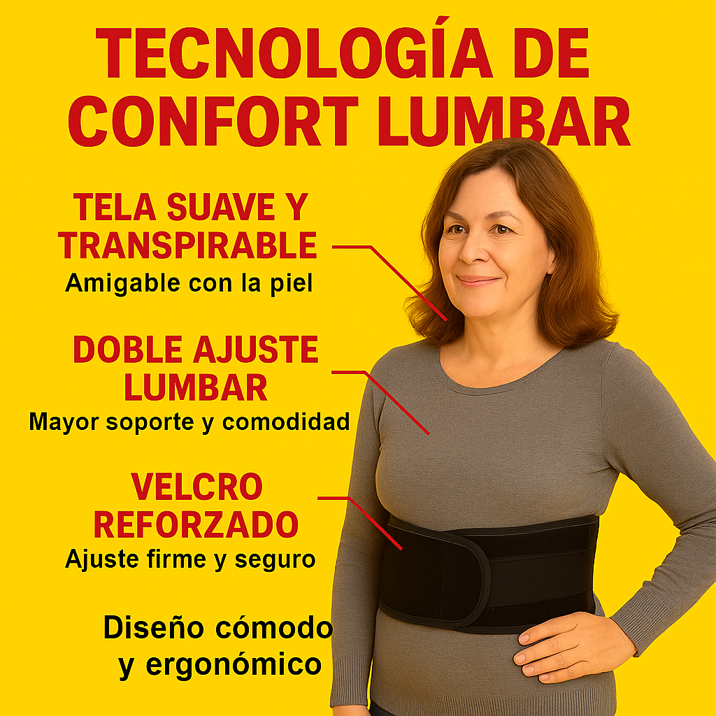 Faja Térmica Ortopédica Lumbar - Alivio Inmediato para tu Espalda